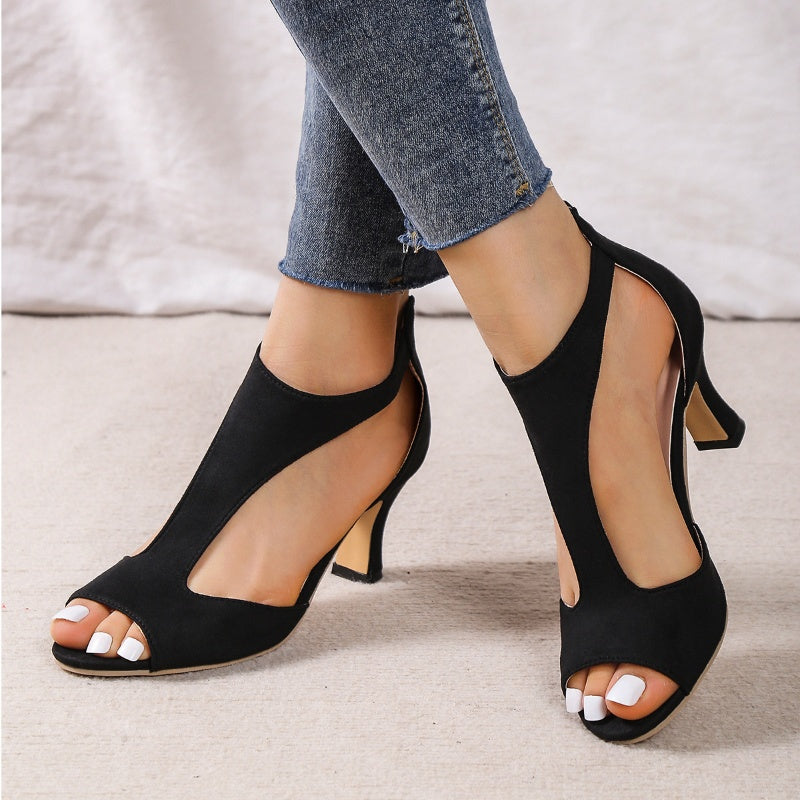 Sandales à Talons – Éclat Nocturne & Audace Féminine 👠