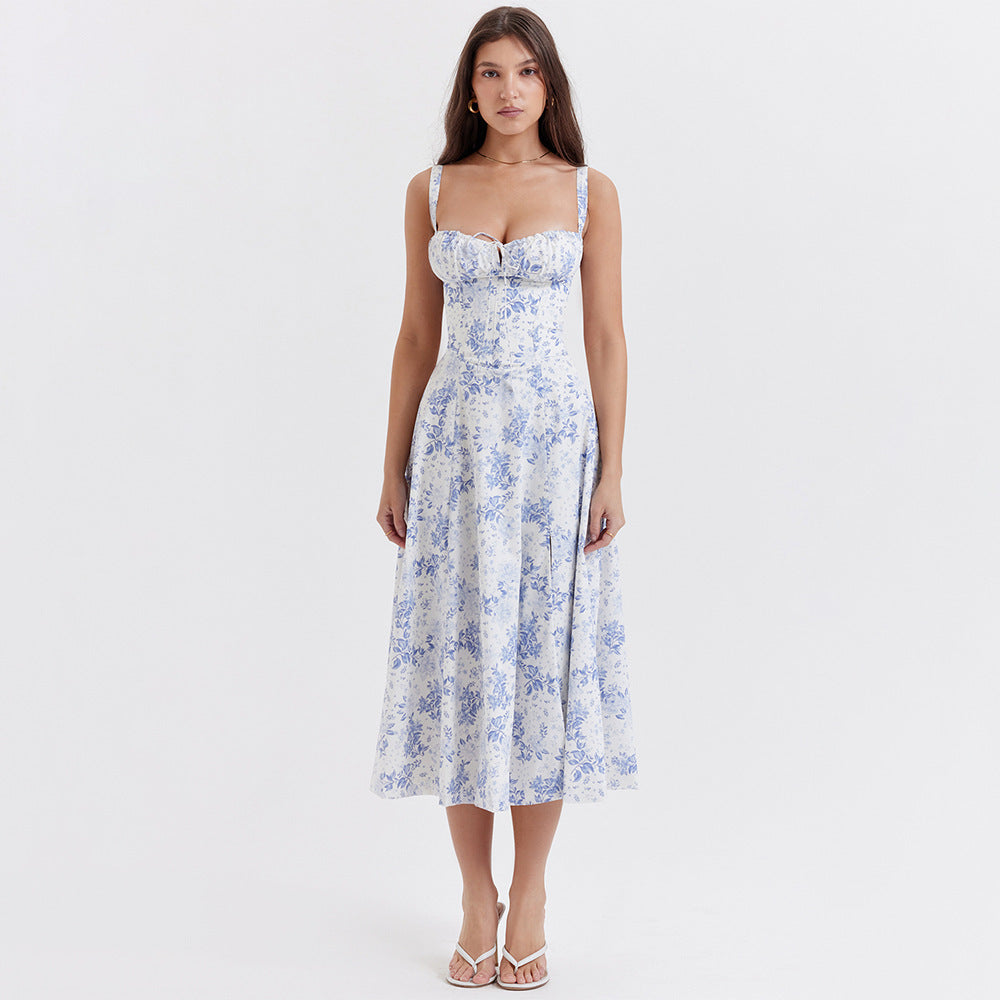 Robe Bord de Mer – Nœuds Croisés & Liberté d’Été🌅
