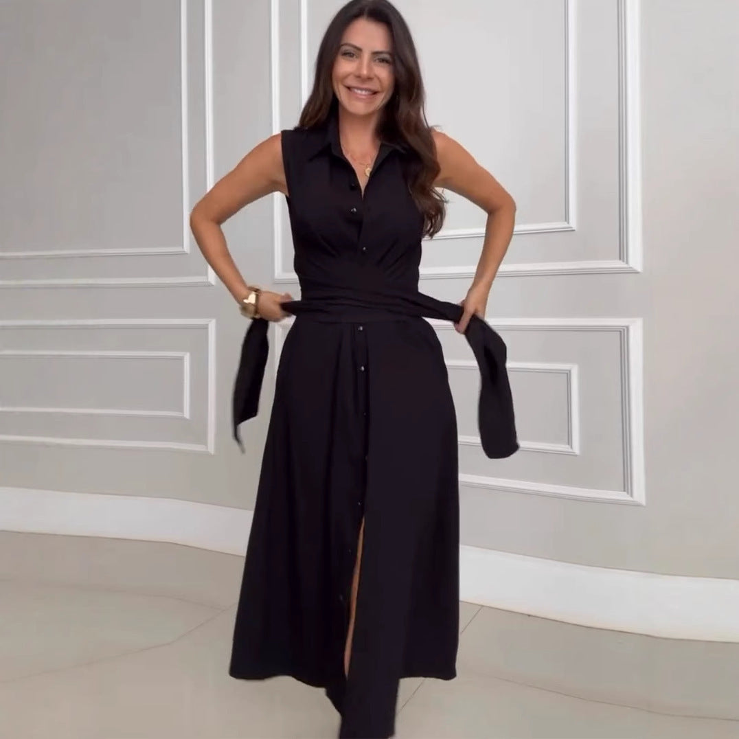 Robe Style Deux-Pièces – Jeu d’Illusion & Raffinement Léger 🌙