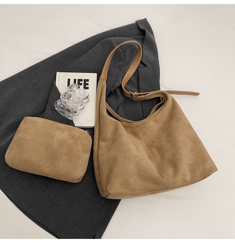 Sac Seau Suédine – Douceur d’Automne & Chic Sans Effort🍁