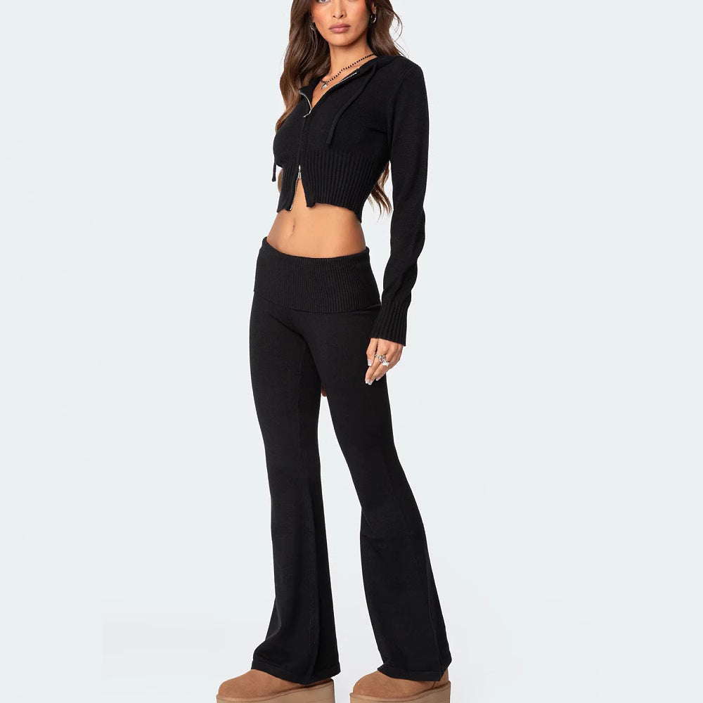 Ensemble Tricoté – Capuche Douce & Flow Urbain ️🌟