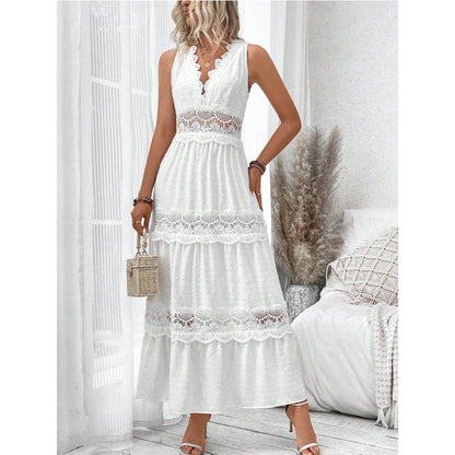 Robe Dentelle – Décolleté V & Élégance Éternelle🌹