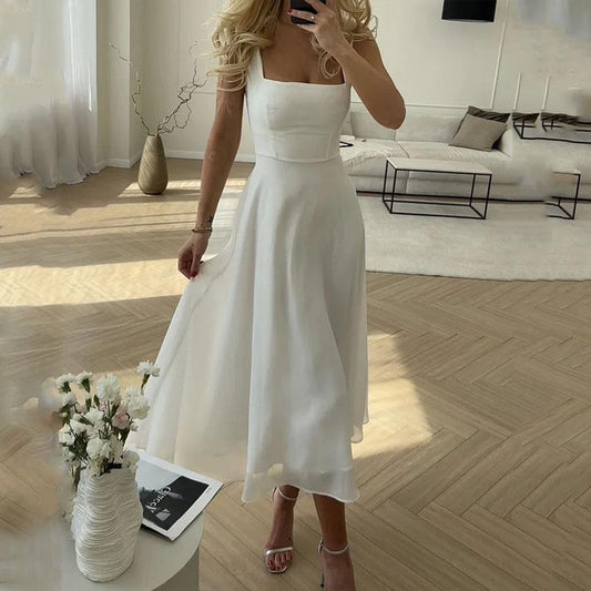Robe Carré – Taille Sculptée & Élégance Effortless💫