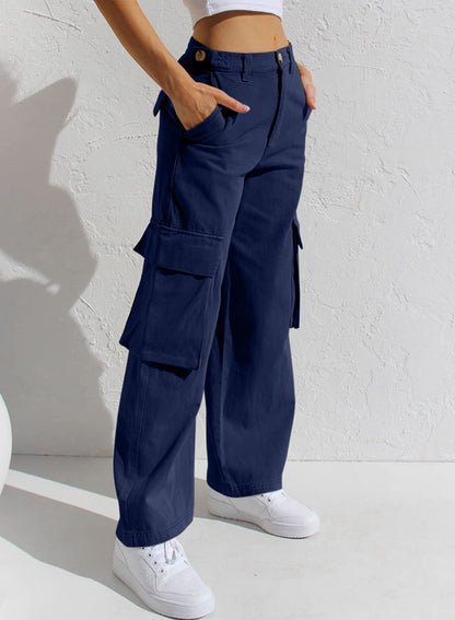 Pantalon Denim – Poches & Liberté Décontractée☀️