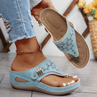 Sandales Compensées – Allure Romaine & Soleil Éternel☀️