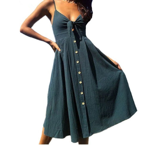 Robe Longue Dos Nu – Soirées d’Été & Allure Fatale🌙