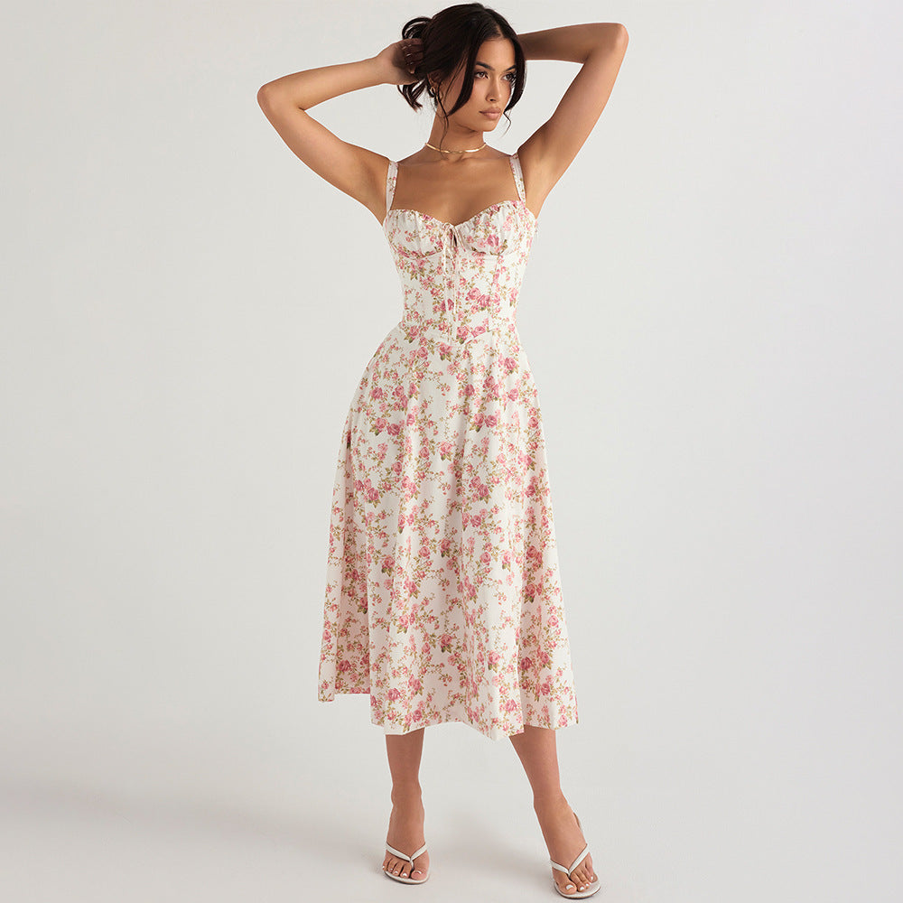 Robe Bord de Mer – Nœuds Croisés & Liberté d’Été🌅