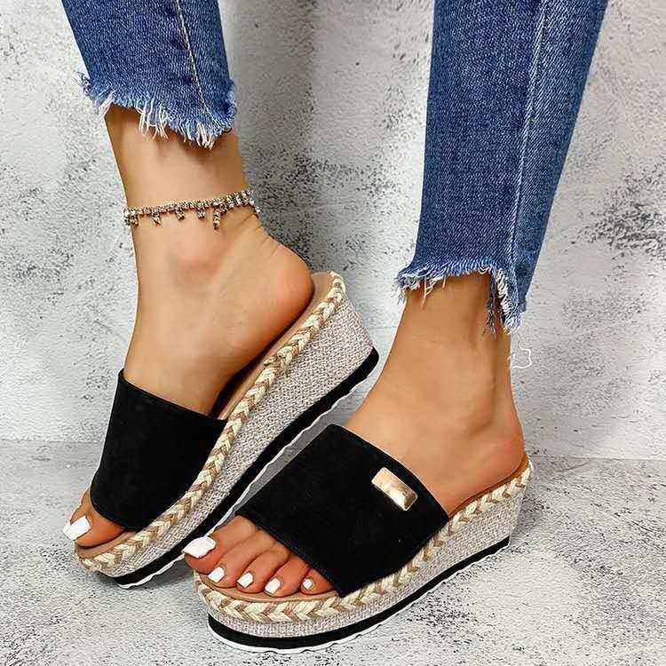 Sandales Compensées – Été XXL & Liberté Assumée💖