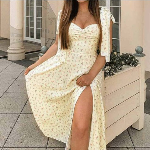 Robe Longue Fleurie – Romance d’Été & Élégance Féminine 🌺