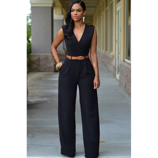 Ensemble Ceinturé – Taille Haute & Allure Asymétrique🖤