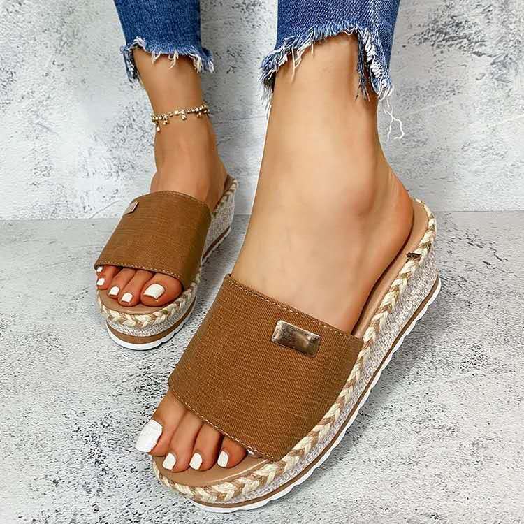 Sandales Compensées – Été XXL & Liberté Assumée💖