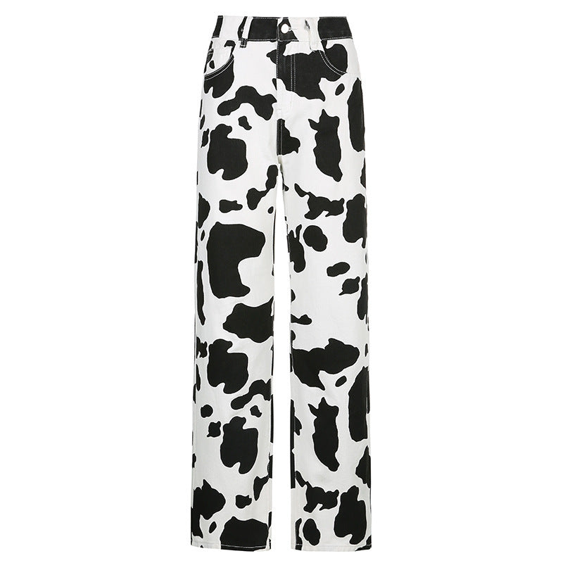 Pantalon Vachette – Contraste Graphique & Flow Urbain ⚡