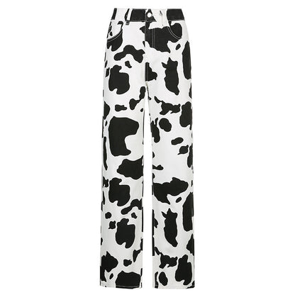 Pantalon Vachette – Contraste Graphique & Flow Urbain ⚡