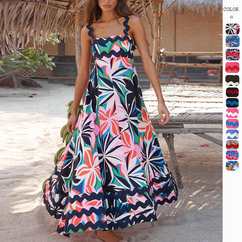 Robe Fleurie – Vagues Douces & Évasion Bohème🌸