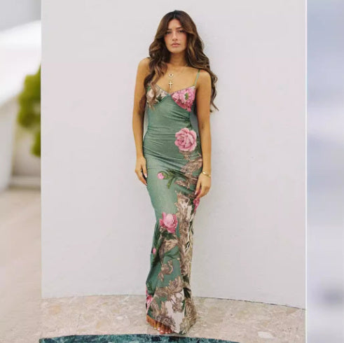 Robe Camisole – Décolleté V & Élégance Sans Effort 🌸