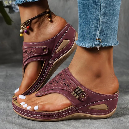 Sandales Compensées – Allure Romaine & Soleil Éternel☀️