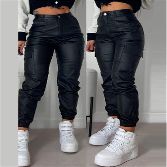 Pantalon Zippé – Plis Modernes & Allure Rebelle ✨