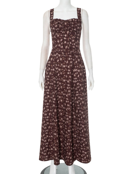 Robe Fleurie – Dos Nu Envoûtant & Allure Éclatante⭐️