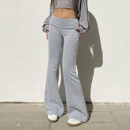 Pantalon Velours Fin – Couleur Unie & Charme d’Hiver ❄️