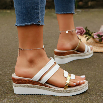 Sandales Bicolores – Énergie d’Été & Charme Bohème💕