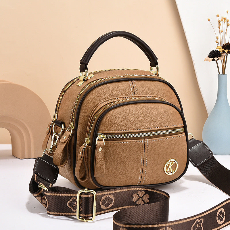 Sac Bandoulière – Zips Multiples & Chic Nomade ✨