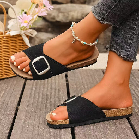 Sandales City Chic – Pas Léger & Boucle de Caractère🌼