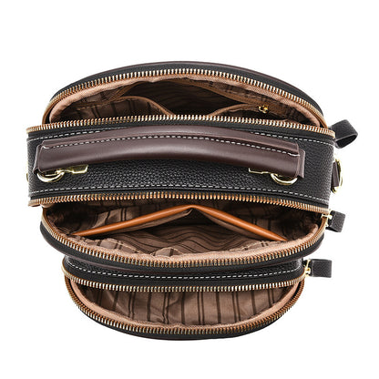 Sac Bandoulière – Zips Multiples & Chic Nomade ✨