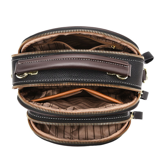 Sac Bandoulière – Zips Multiples & Chic Nomade ✨