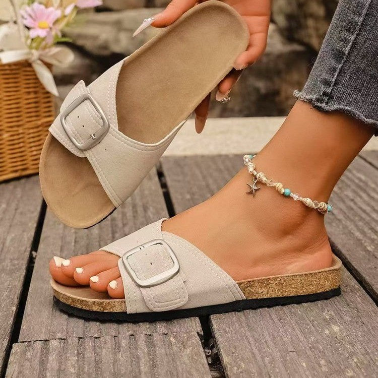 Sandales City Chic – Pas Léger & Boucle de Caractère🌼