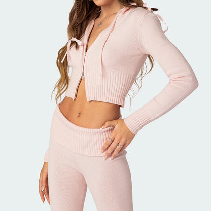Ensemble Tricoté – Capuche Douce & Flow Urbain ️🌟