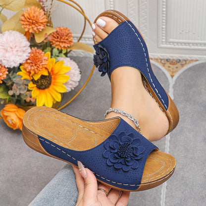 Sandales à Talons Fleuries – Douceur Estivale et Liberté en Fleurs🌞