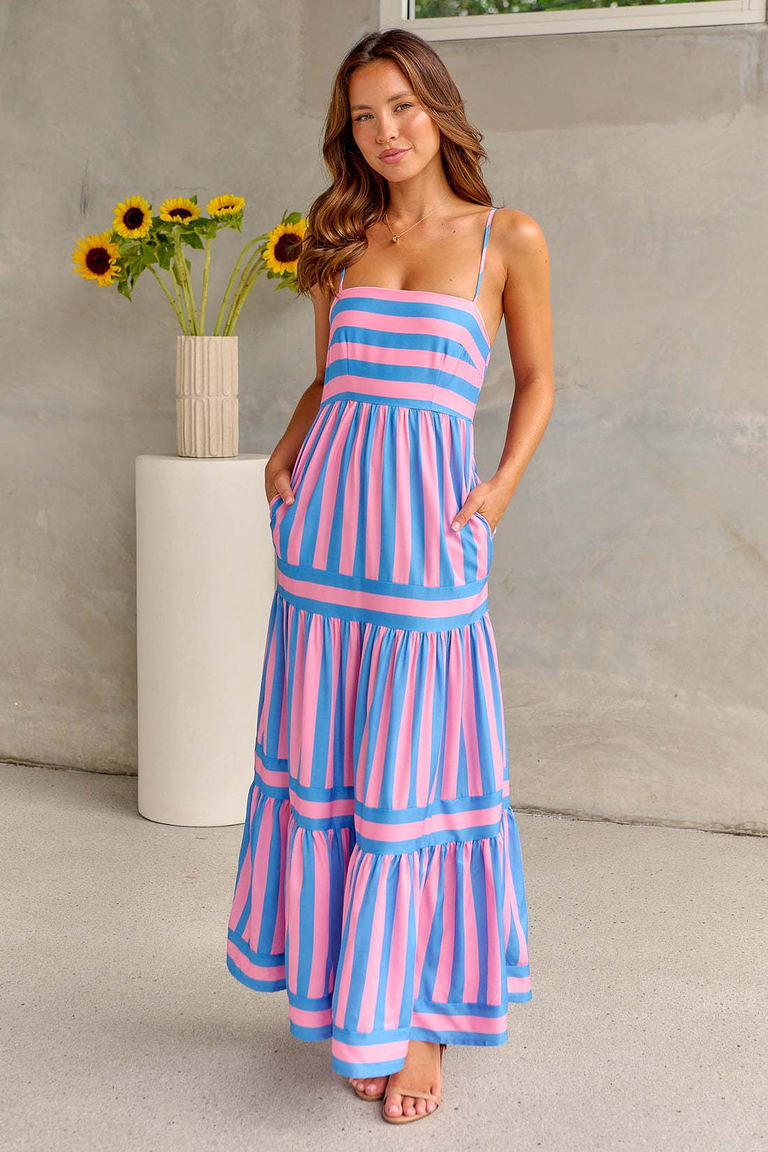 Robe Bretelles à Poches – Esprit Plage & Douceur Vagabonde💙