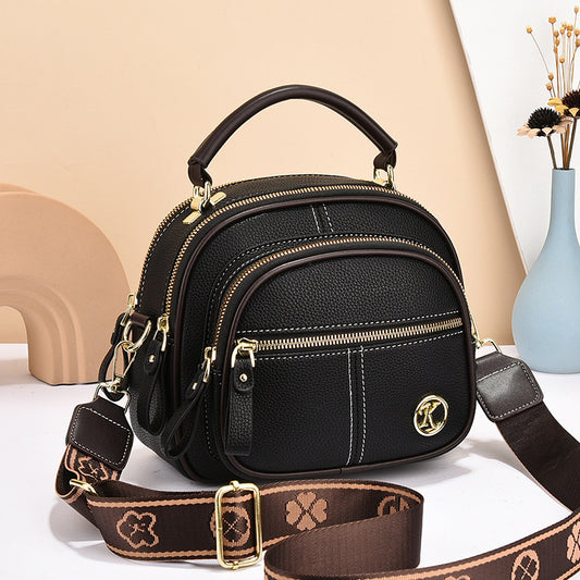 Sac Bandoulière – Zips Multiples & Chic Nomade ✨