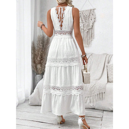 Robe Dentelle – Décolleté V & Élégance Éternelle🌹