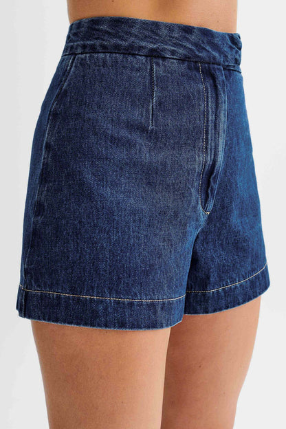 Ensemble Denim – Énergie Urbaine & Liberté Sans Manches💙