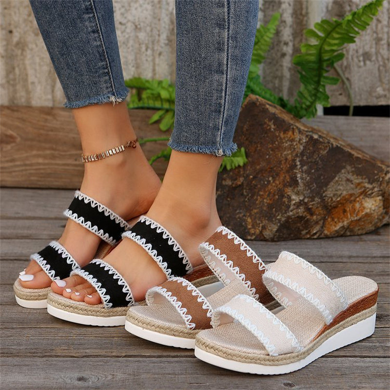 Sandales Tressées – Âme Bohème & Évasion d’Été🌺