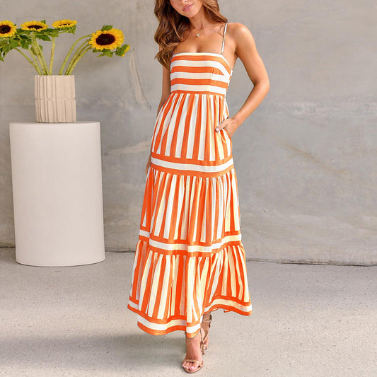 Robe Bretelles à Poches – Esprit Plage & Douceur Vagabonde💙