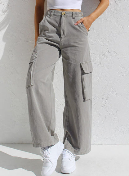Pantalon Denim – Poches & Liberté Décontractée☀️