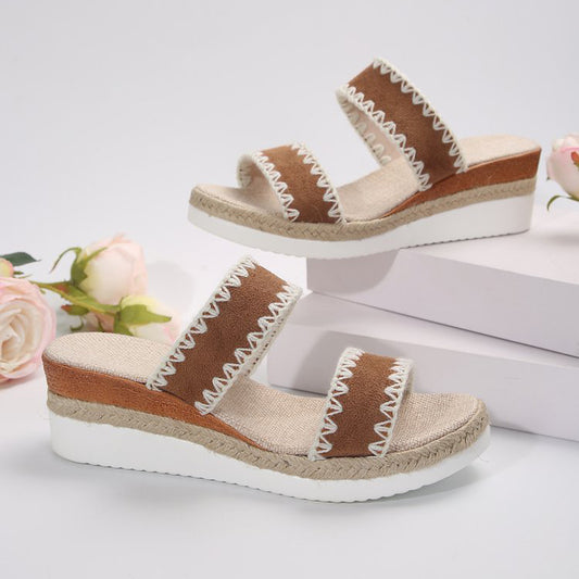 Sandales Tressées – Âme Bohème & Évasion d’Été🌺