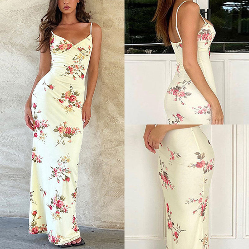 Robe Camisole – Décolleté V & Élégance Sans Effort 🌸