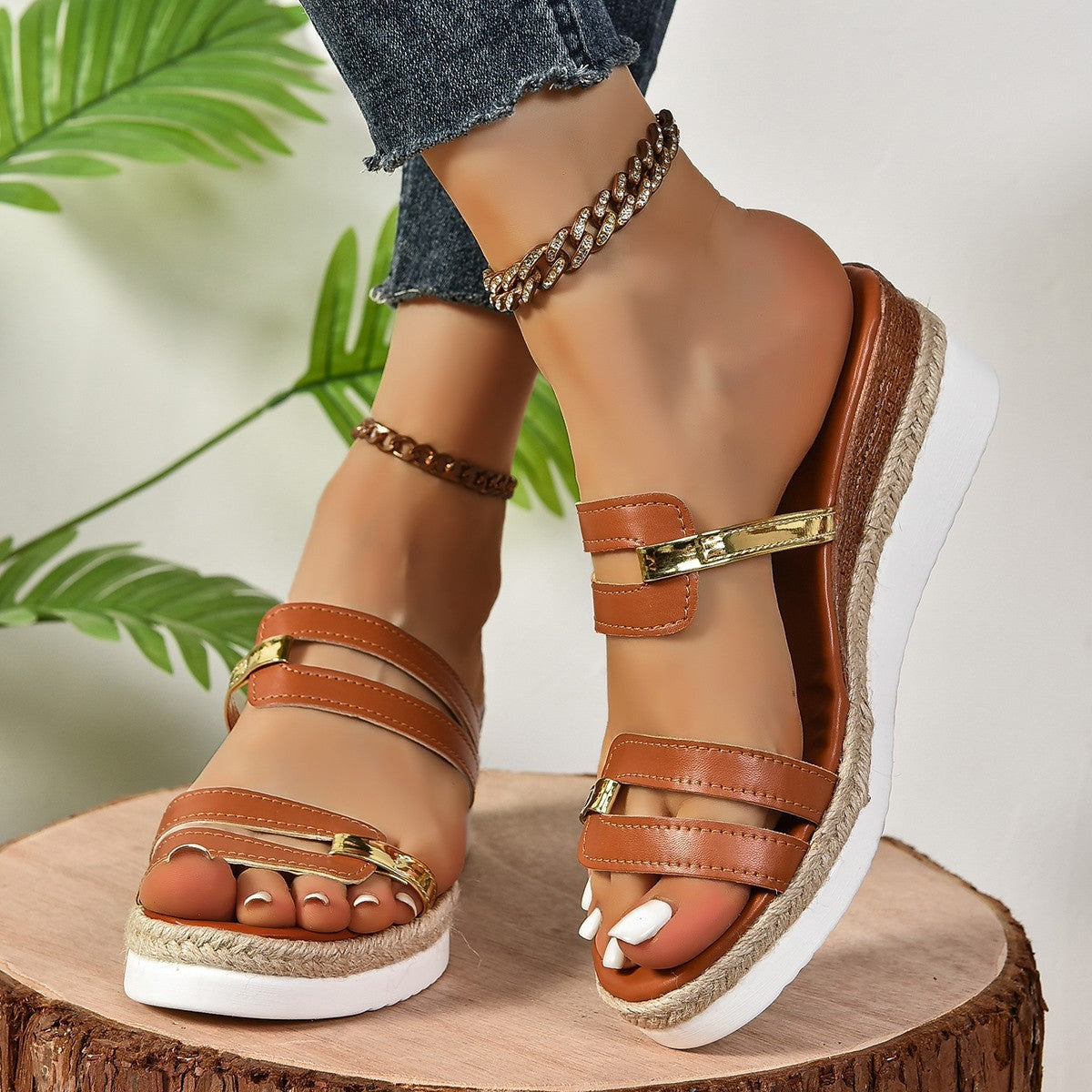 Sandales Bicolores – Énergie d’Été & Charme Bohème💕