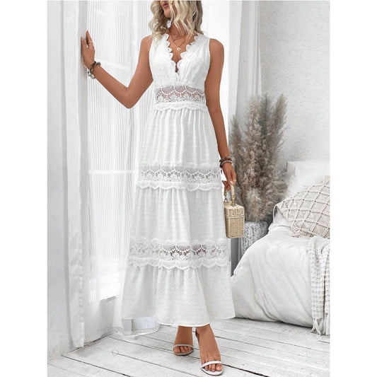 Robe Dentelle – Décolleté V & Élégance Éternelle🌹