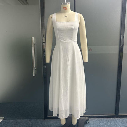 Robe Carré – Taille Sculptée & Élégance Effortless💫