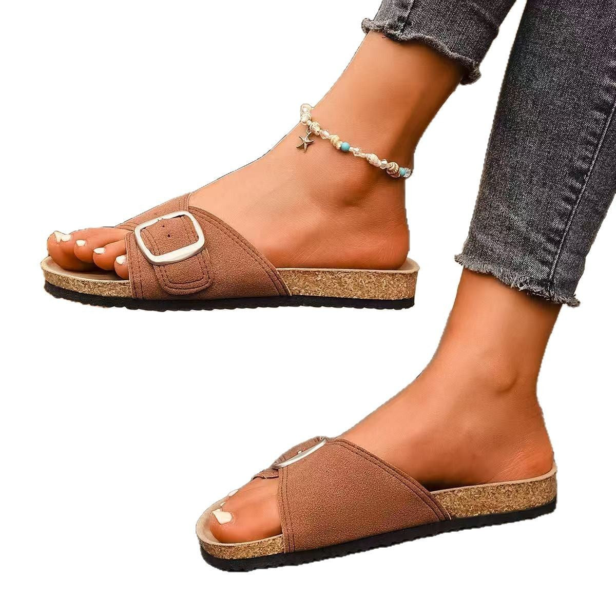 Sandales City Chic – Pas Léger & Boucle de Caractère🌼
