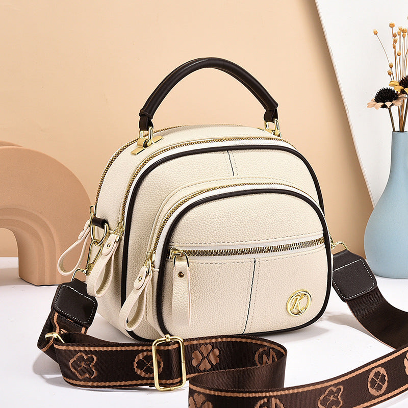 Sac Bandoulière – Zips Multiples & Chic Nomade ✨