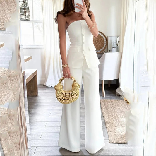 Combinaison Off-Shoulder – Ligne Slim & Allure Audacieuse💃