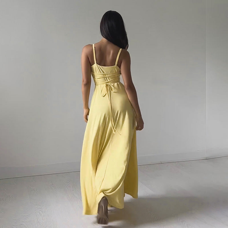 Robe Bustier – Taille Sculptée & Élégance Bohème 🌸