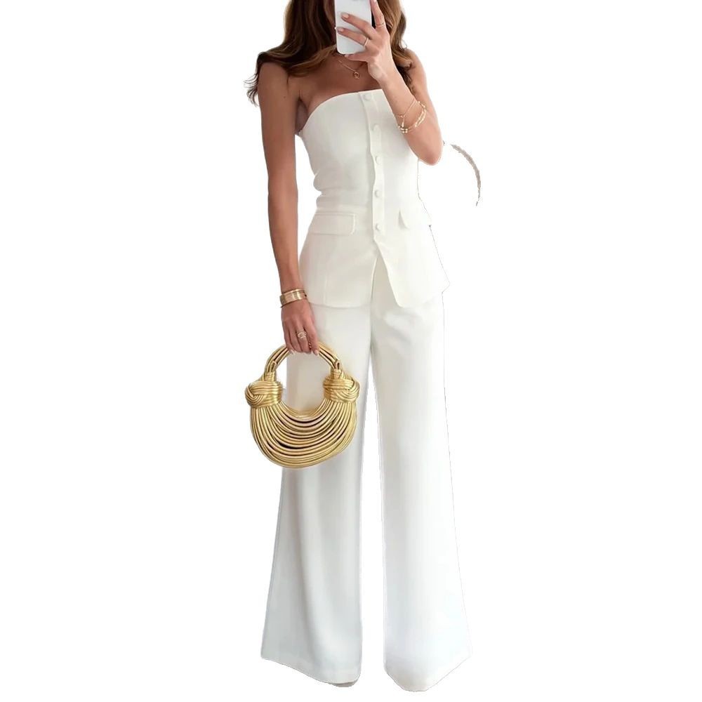 Combinaison Off-Shoulder – Ligne Slim & Allure Audacieuse💃
