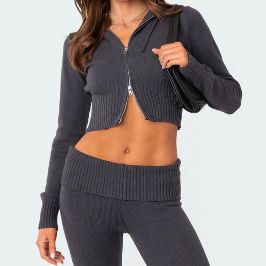 Ensemble Tricoté – Capuche Douce & Flow Urbain ️🌟