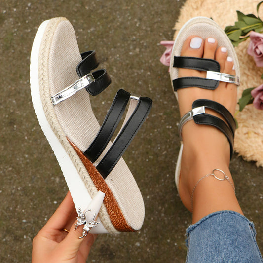 Sandales Bicolores – Énergie d’Été & Charme Bohème💕